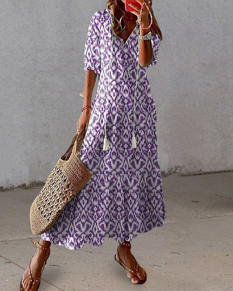 Esmie - Boho Tummy Coverage Dress