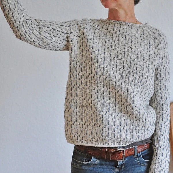 Malona Elegant Sweater for Women – Feminine Autumn Sweater with a Flattering Cut