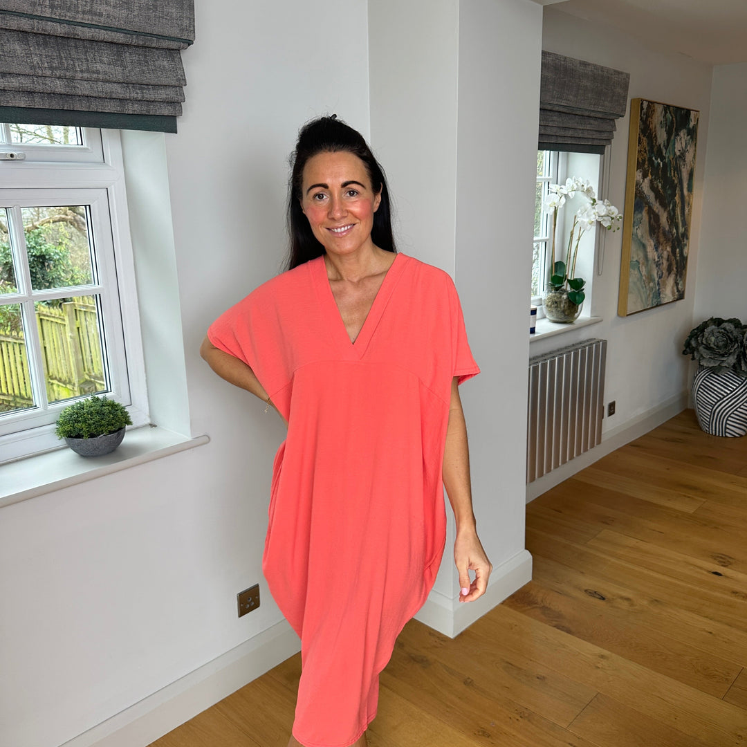 TANYA - V-NECK MAXI DRESS