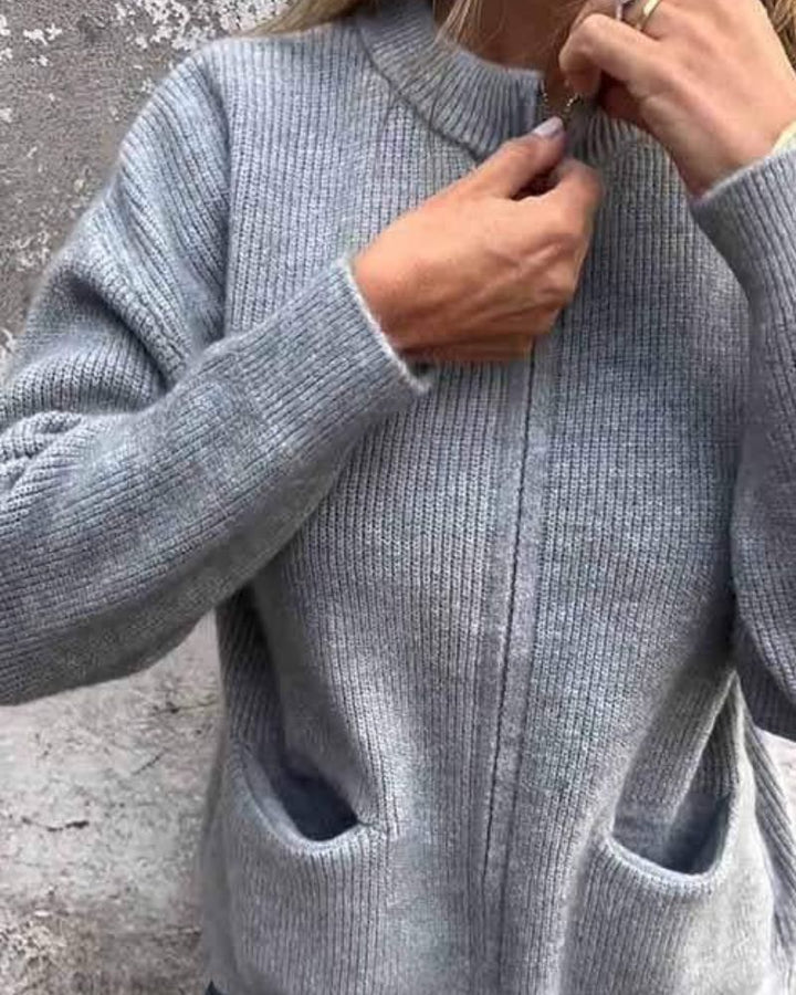 CALIVORA –WOMEN  COTTON KNITTED CARDIGAN