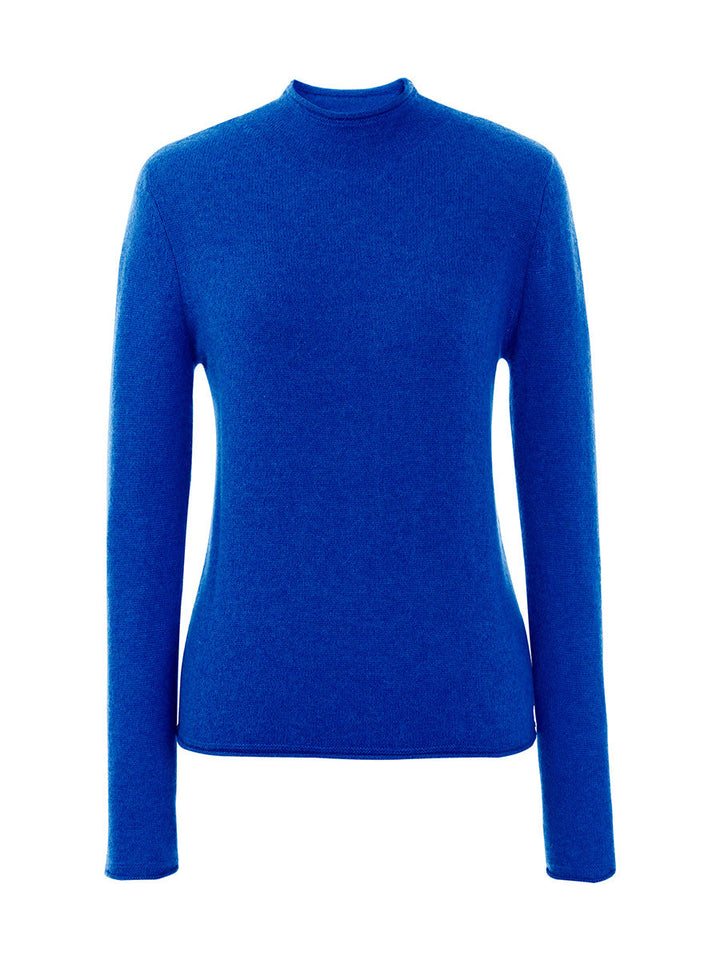 100% Cashmere Women's Round Neck Knit sweater