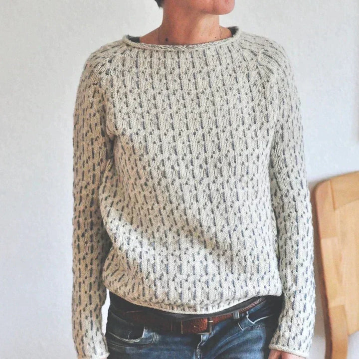 Malona Elegant Sweater for Women – Feminine Autumn Sweater with a Flattering Cut