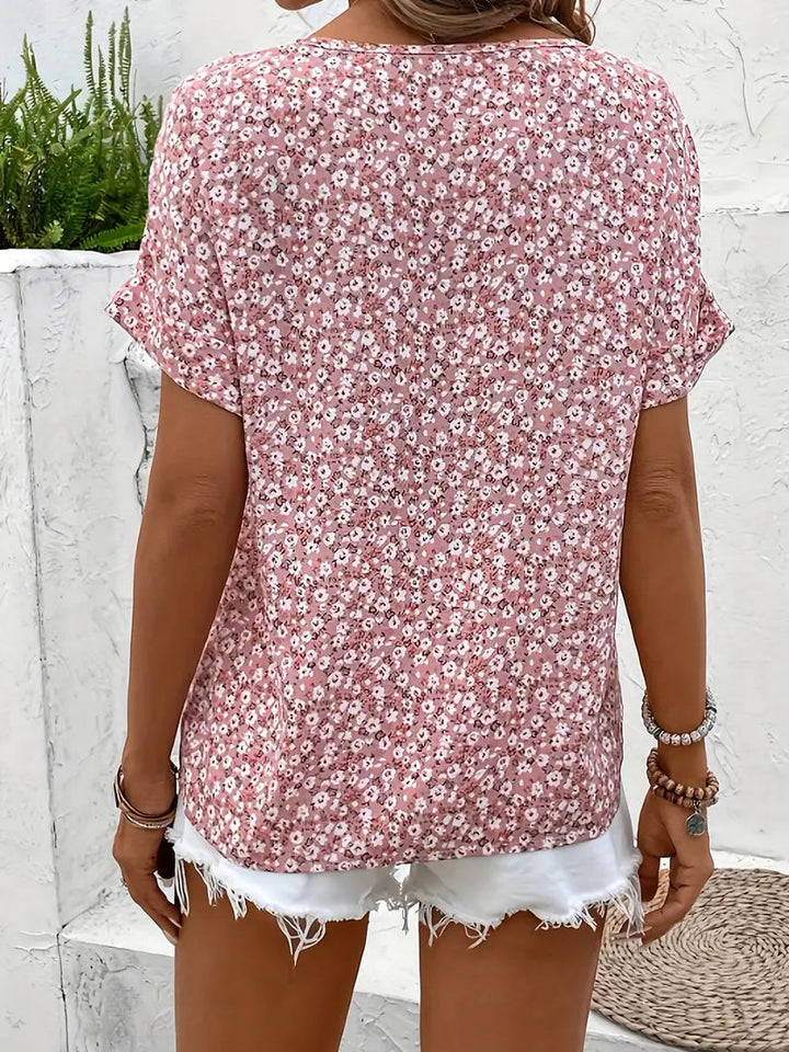 KATY - BLOOM & BUTTON SUN TOP