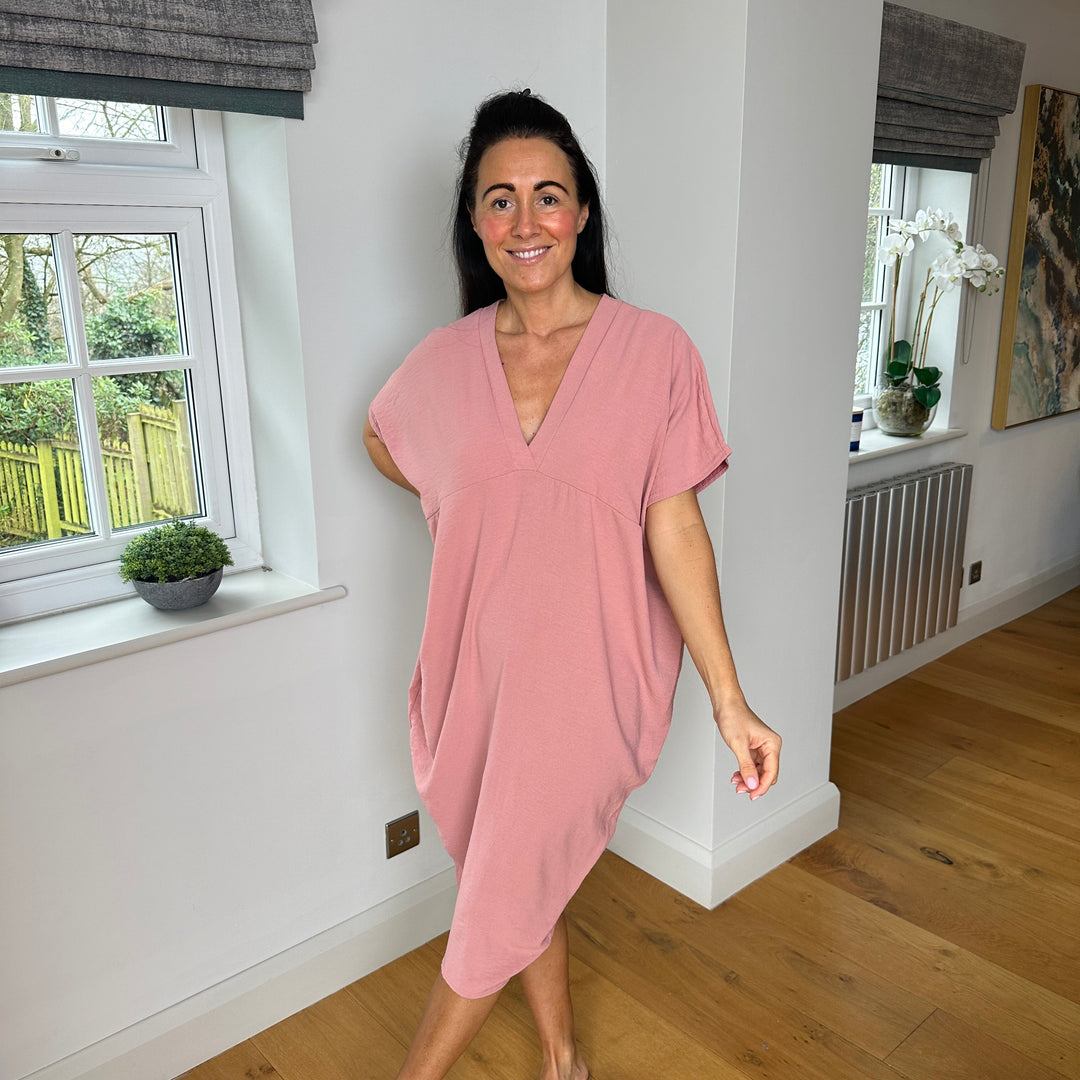 TANYA - V-NECK MAXI DRESS