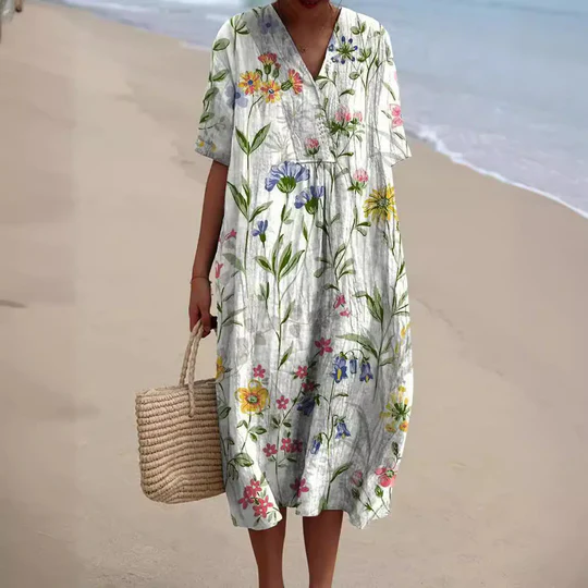 GABRIELA - BLOOM THEMED CASUAL DRESS
