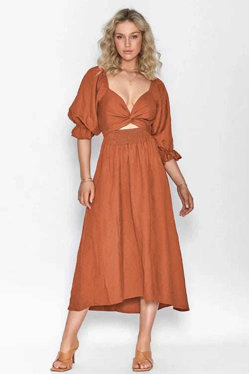 EVERLEIGH - ELEGANT LANTERN DRESS