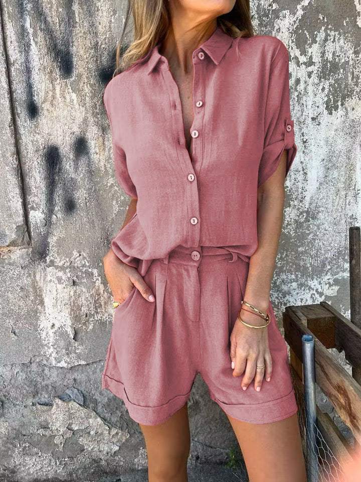 Jolie – Stylish Cotton-Linen Set