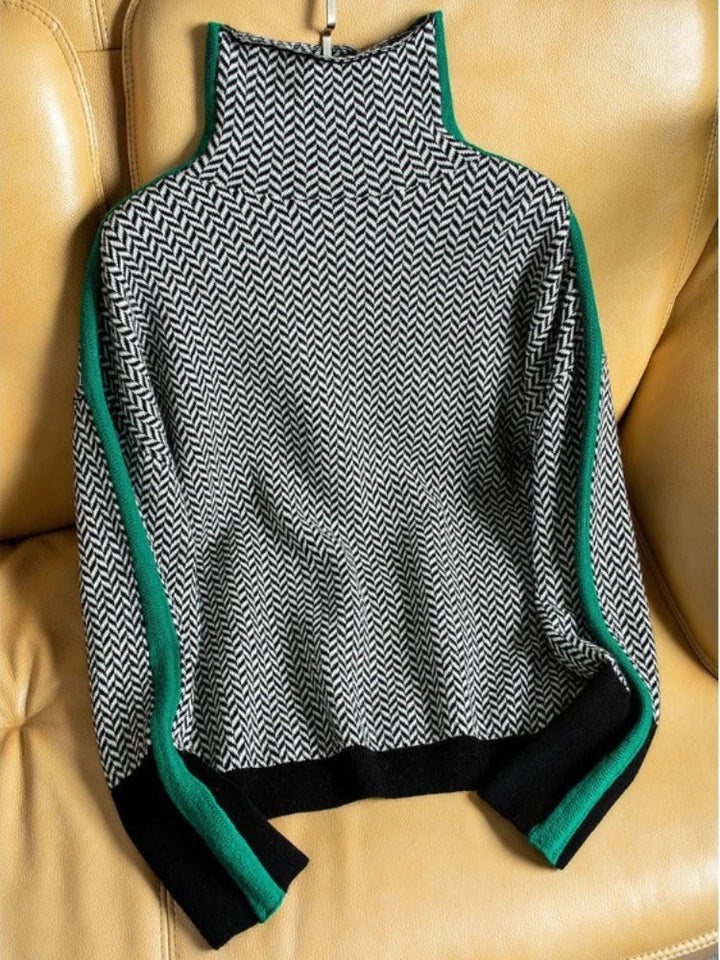 MIA – STRIPED SWEATER WITH TIMELESS EVERYDAY CHARM