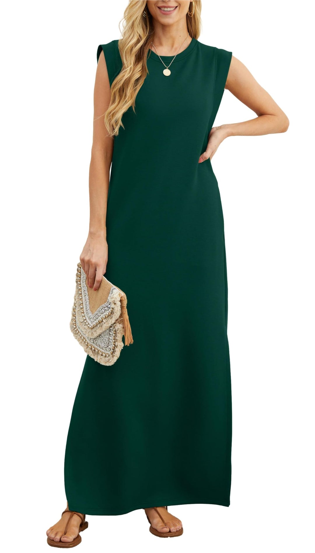 NINALEE - RELAXED FLOW SPLIT MAXI DRESS
