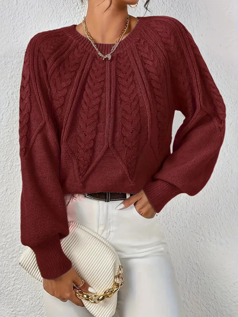BRIELLA - SWEET KNOTTED THREAD PULLOVER
