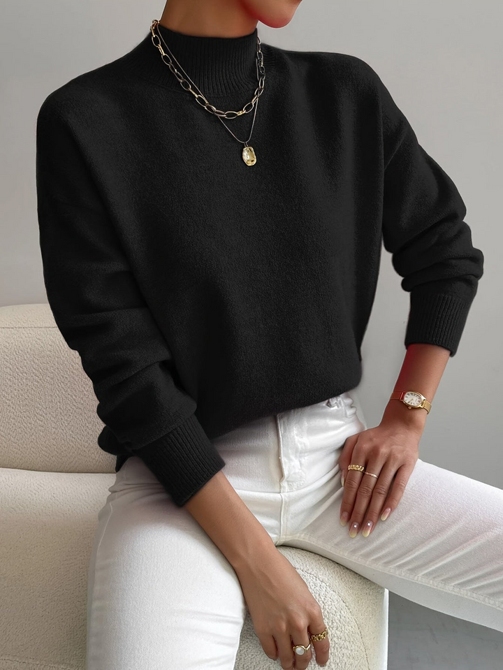 Emma | Women's Mock Neck Spring Sweater