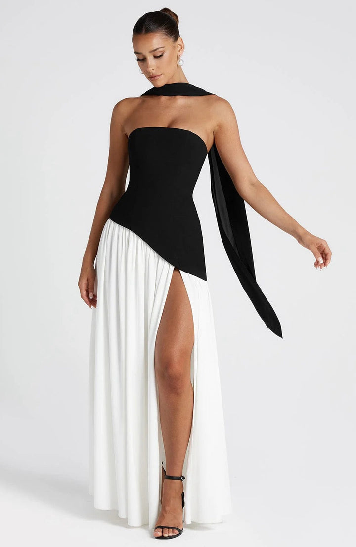 SUNSET ELEGANCE GOLDEN HOUR DRESS