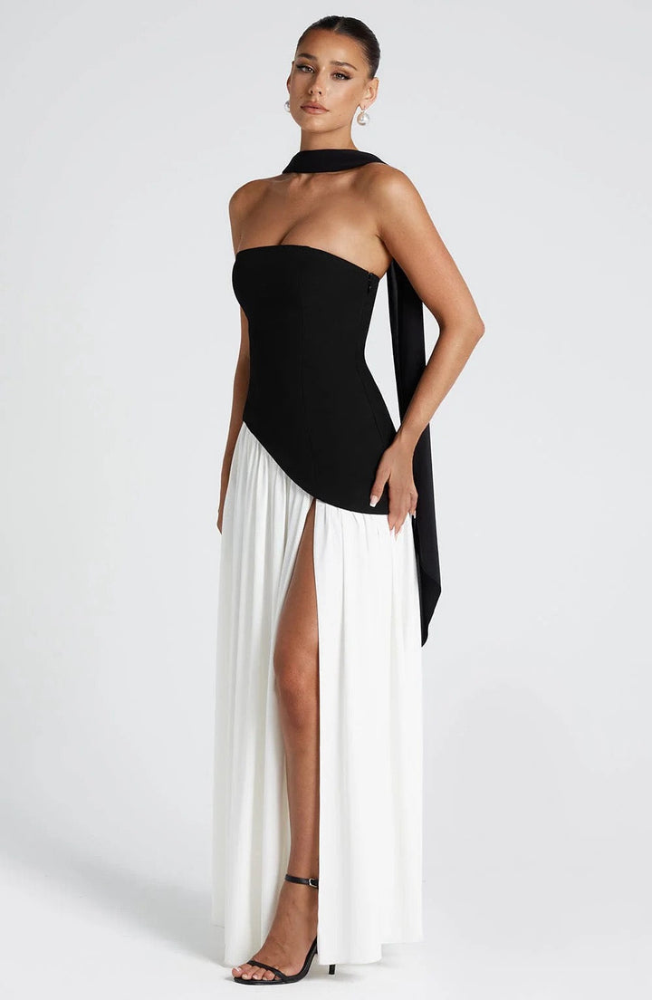 SUNSET ELEGANCE GOLDEN HOUR DRESS