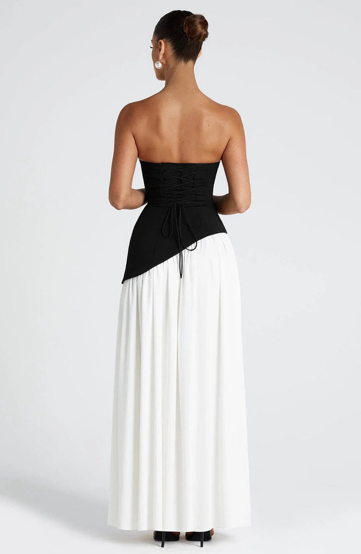 SUNSET ELEGANCE GOLDEN HOUR DRESS