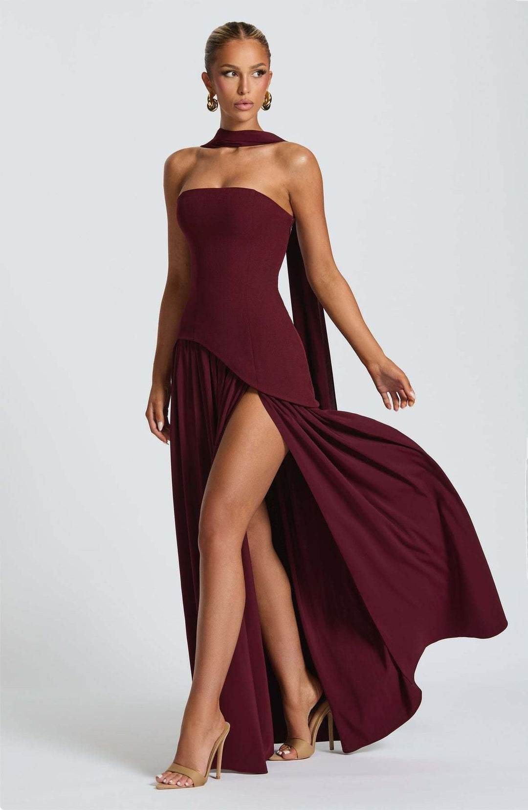 SUNSET ELEGANCE GOLDEN HOUR DRESS