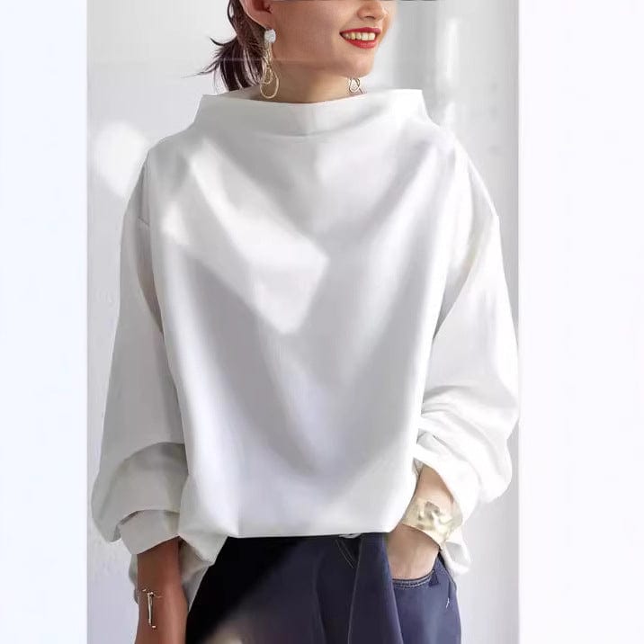 ELLY – HIGH-NECK CASUAL TOP FOR EVERYDAY SOFT SOPHISTICATION