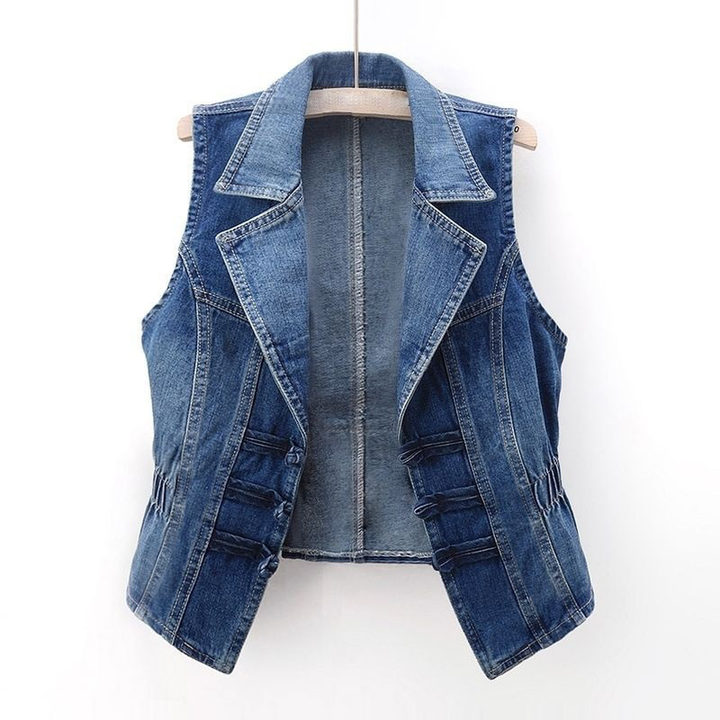 Samantha | Women’s Casual Sleeveless Open Front Vest