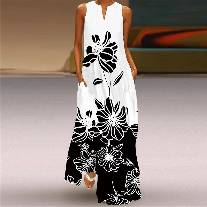 TEZZA - WILDFLOWER FLUTTER DRESS