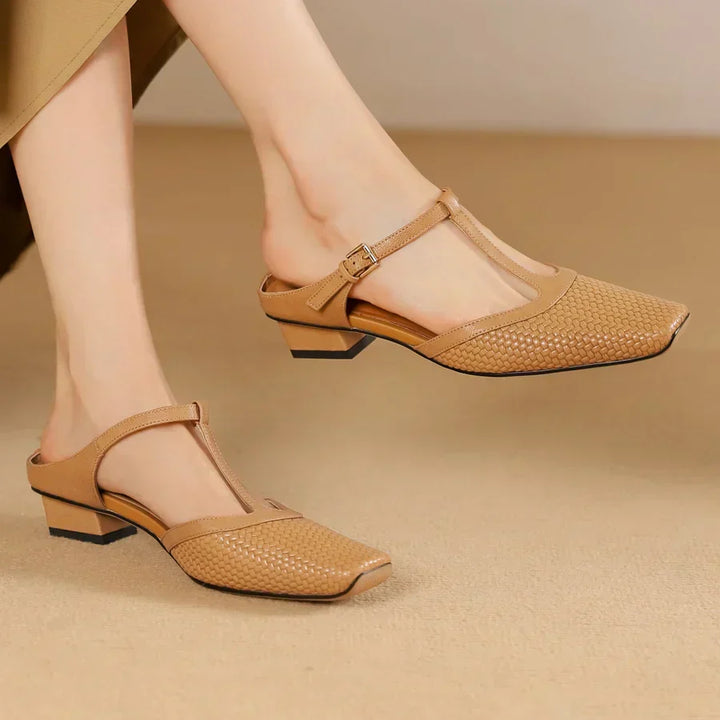 ANN - RENA LEATHER SANDALS