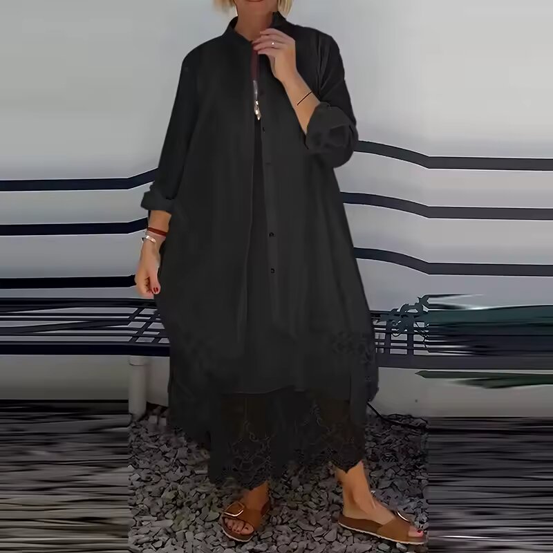 ALMERAY – ELEGANT LACE DRESS SET