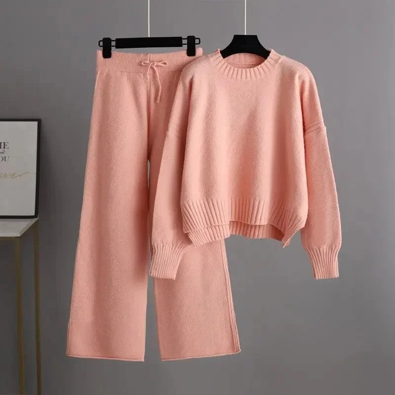 TALIA – FASHIONABLE CASUAL KNITTED SET