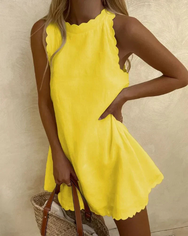 BROOKELYN - MODERN SLEEVELESS STATEMENT DRESS