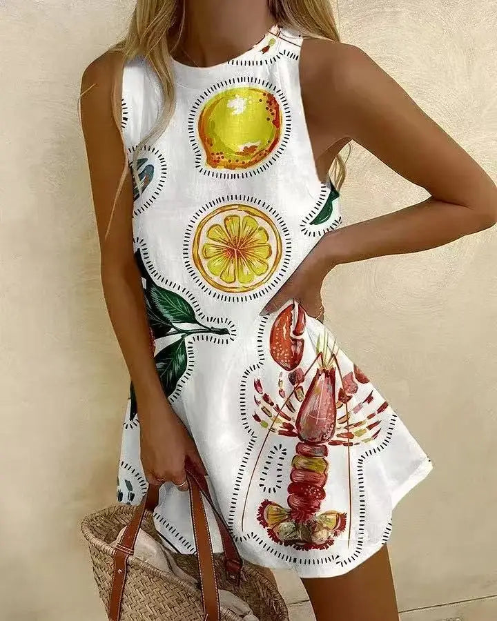 RISABELLE - ART SUMMER DRESS