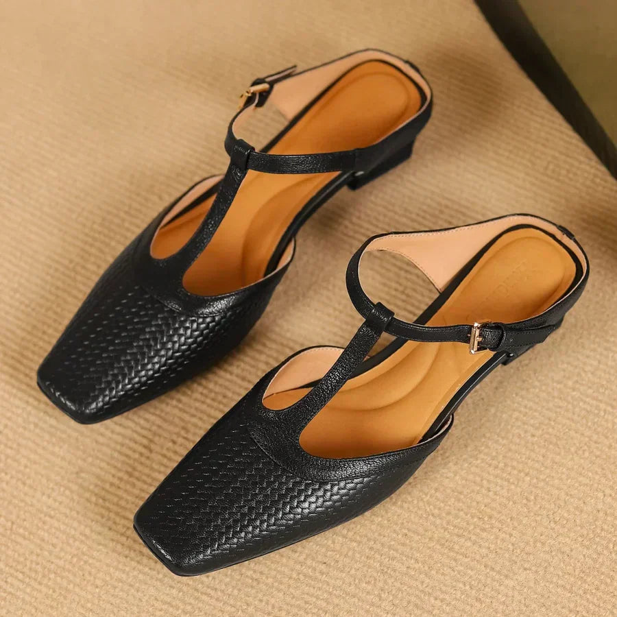 ANN - RENA LEATHER SANDALS