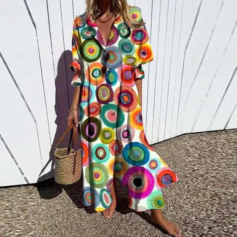 JONAH - COLORBURST BLOOM DRESS