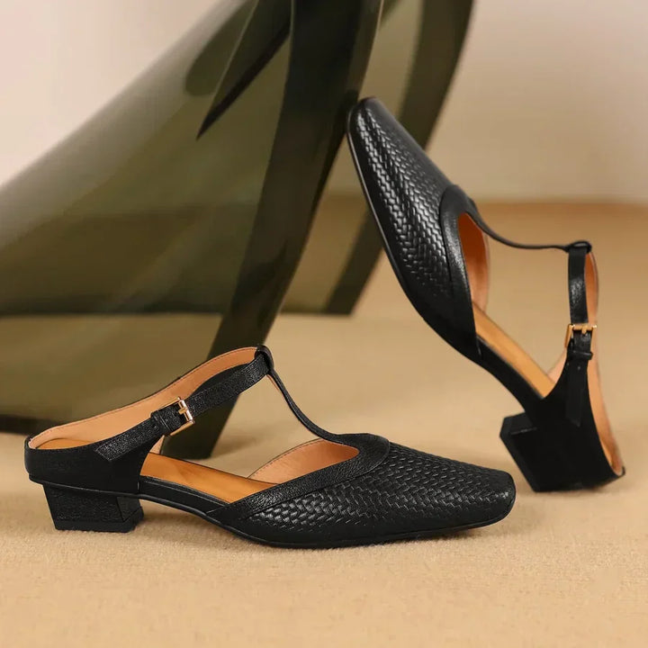 ANN - RENA LEATHER SANDALS