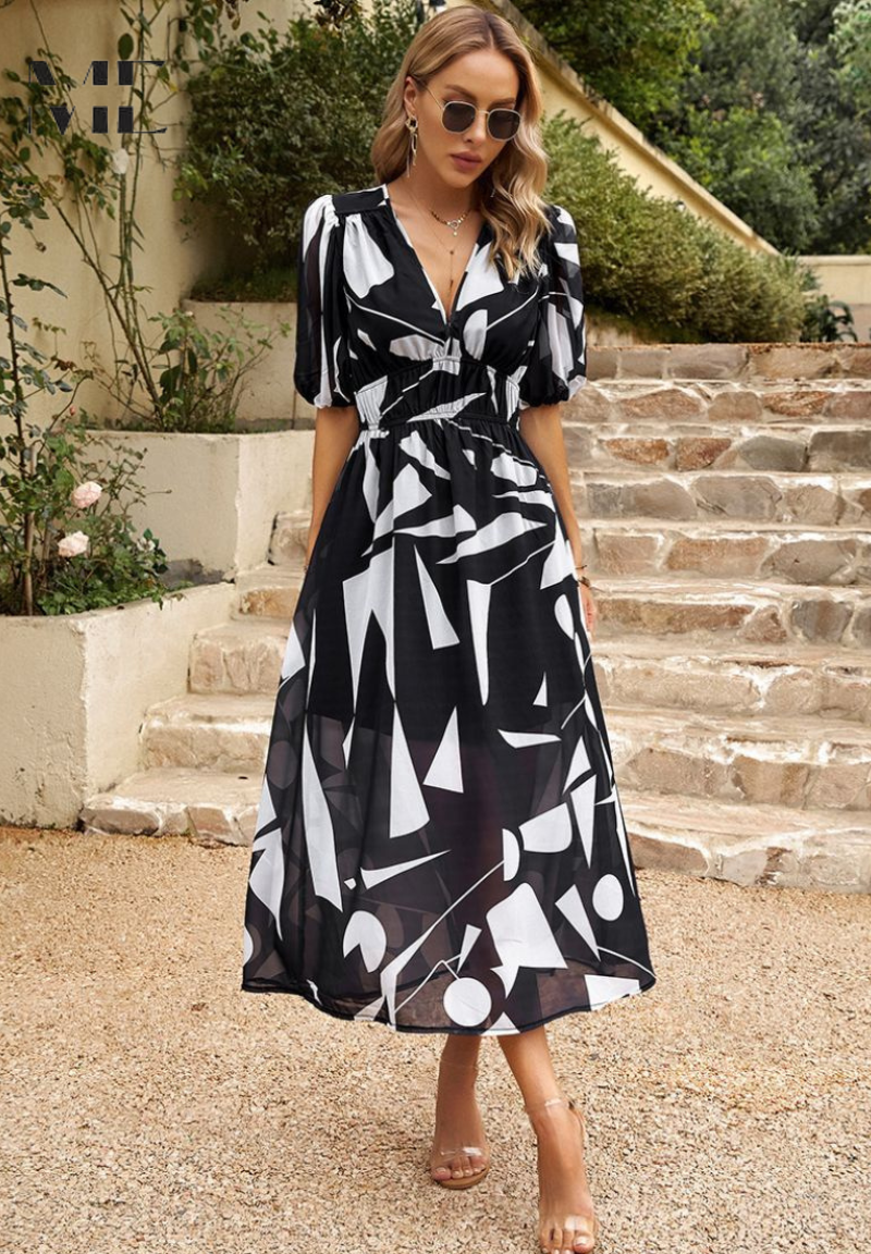 HAYLEY - FLOWER PRINT DRESS