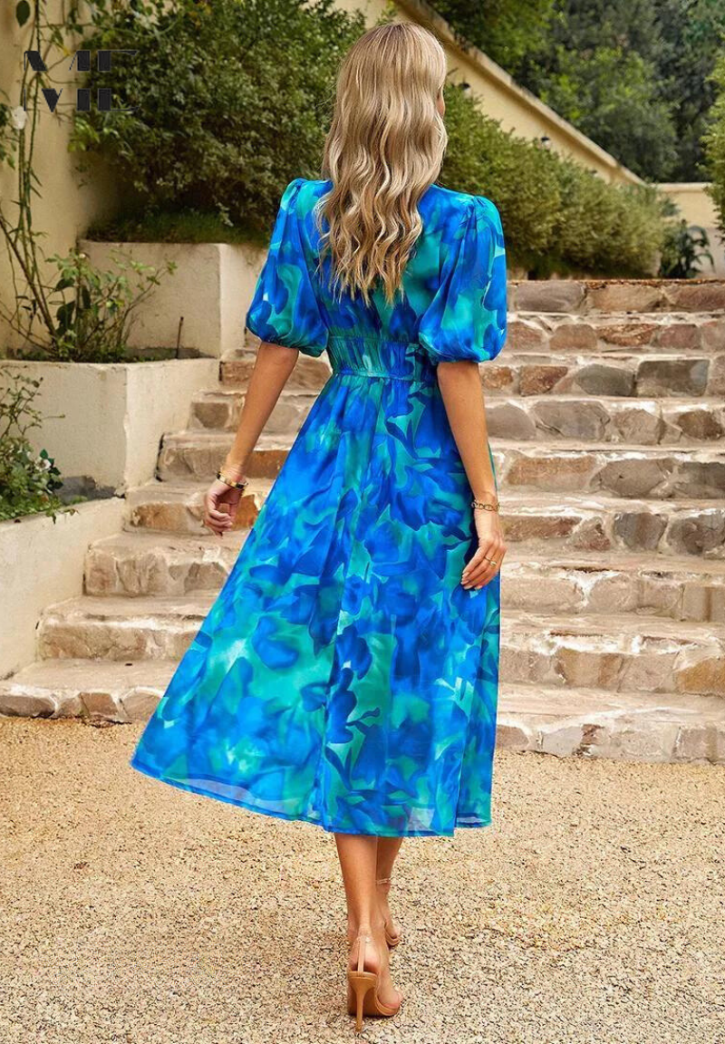 HAYLEY - FLOWER PRINT DRESS