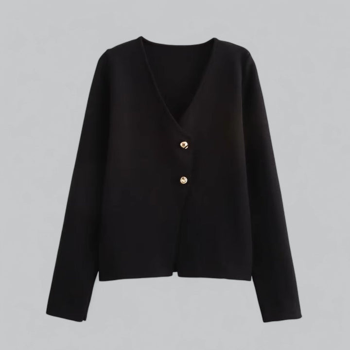 Grace | Women Spring Minimal Button Cardigan