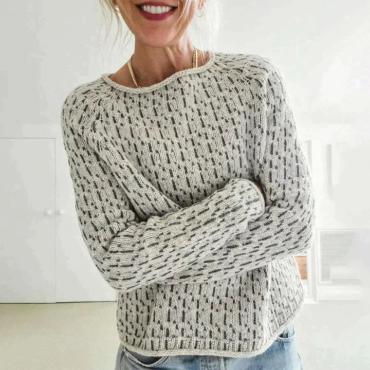 Malona Elegant Sweater for Women – Feminine Autumn Sweater with a Flattering Cut