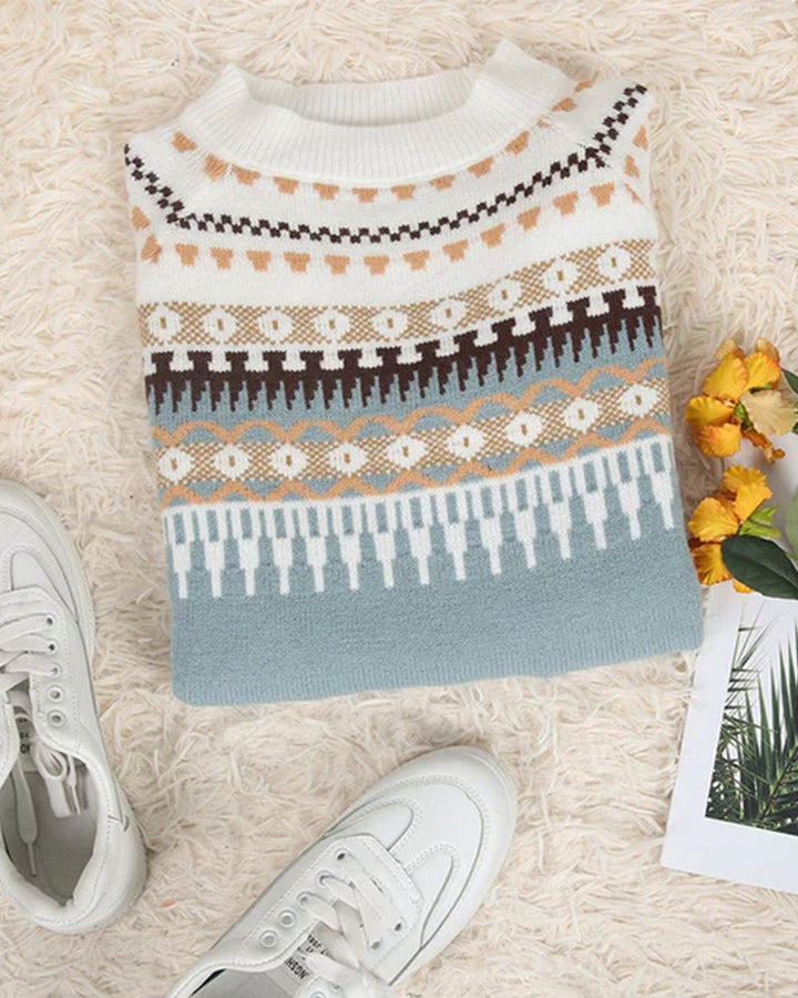 Isabelle - Nordic Elegance Knitted Sweater