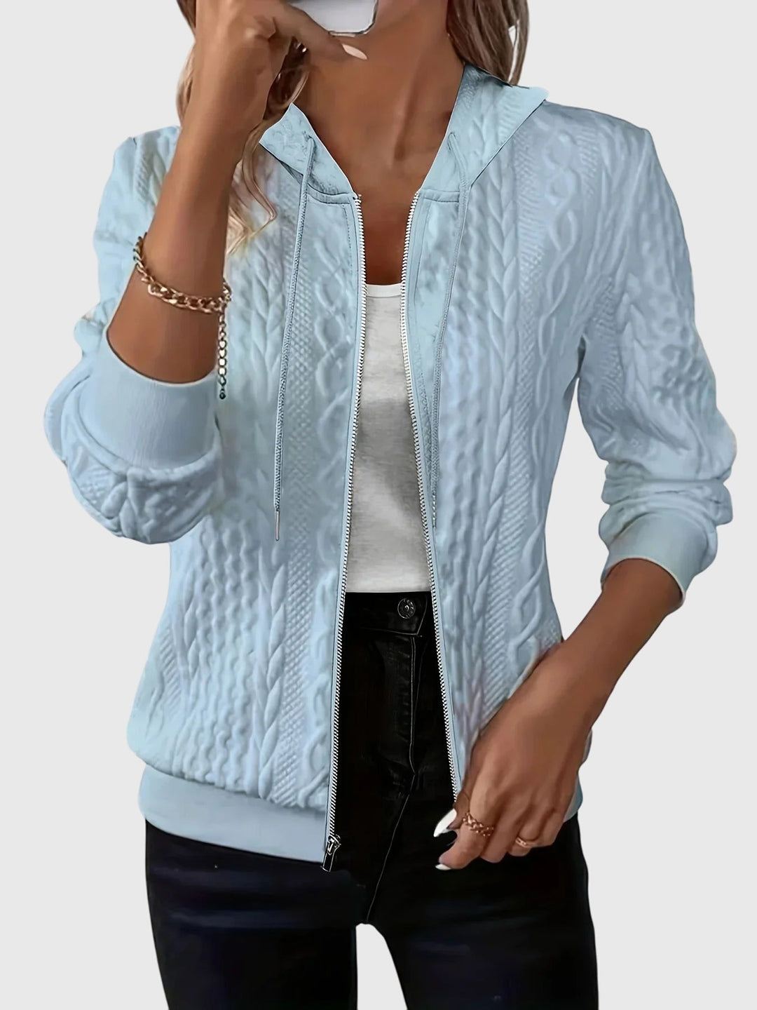 Lena™ - Hoodie with zipper