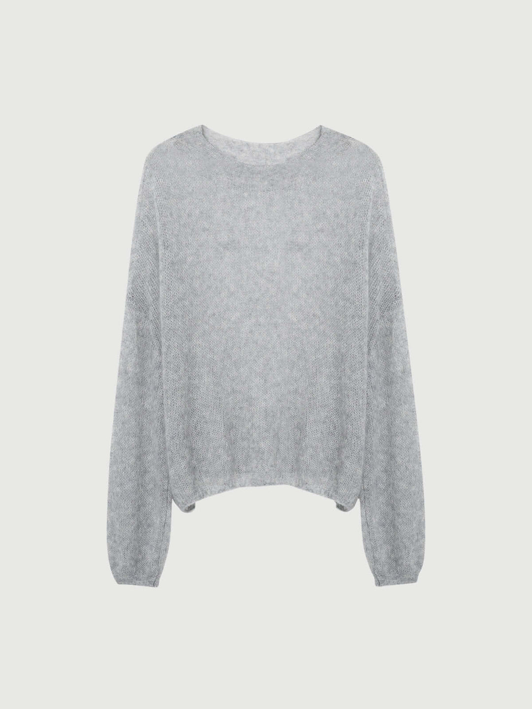 Cashmere-Silk Relaxed Pullover Sweater