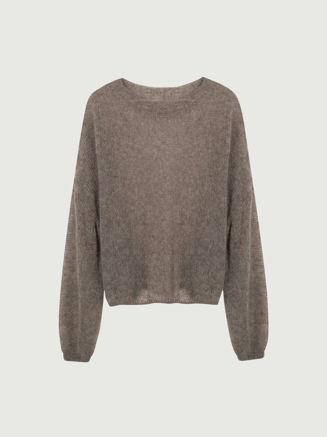 Cashmere-Silk Relaxed Pullover Sweater