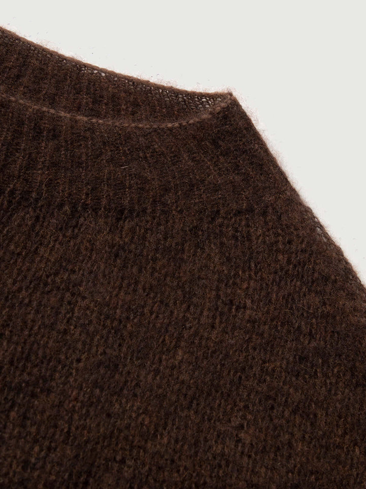 Cashmere-Silk Relaxed Pullover Sweater