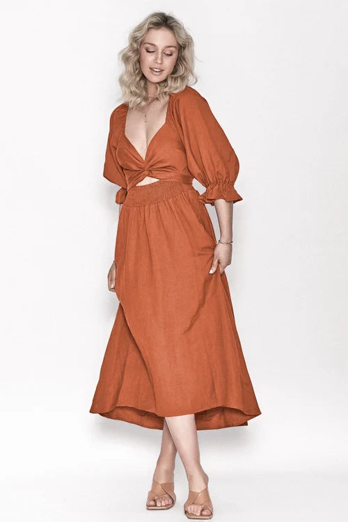 EVERLEIGH - ELEGANT LANTERN DRESS