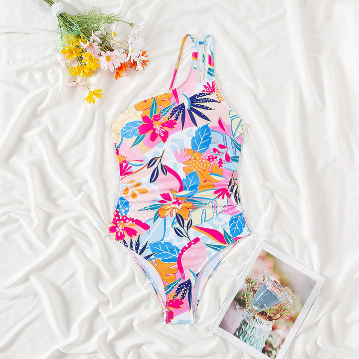 BLAKELY – ONE SHOULDER ONE PIECE SWIMSUIT