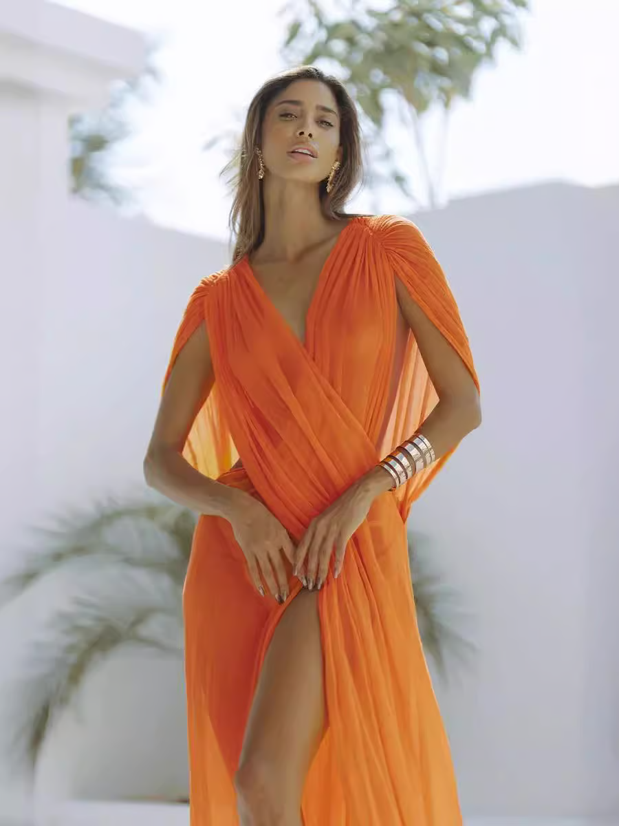 Jaya - Sexy Sheer Maxi Dress