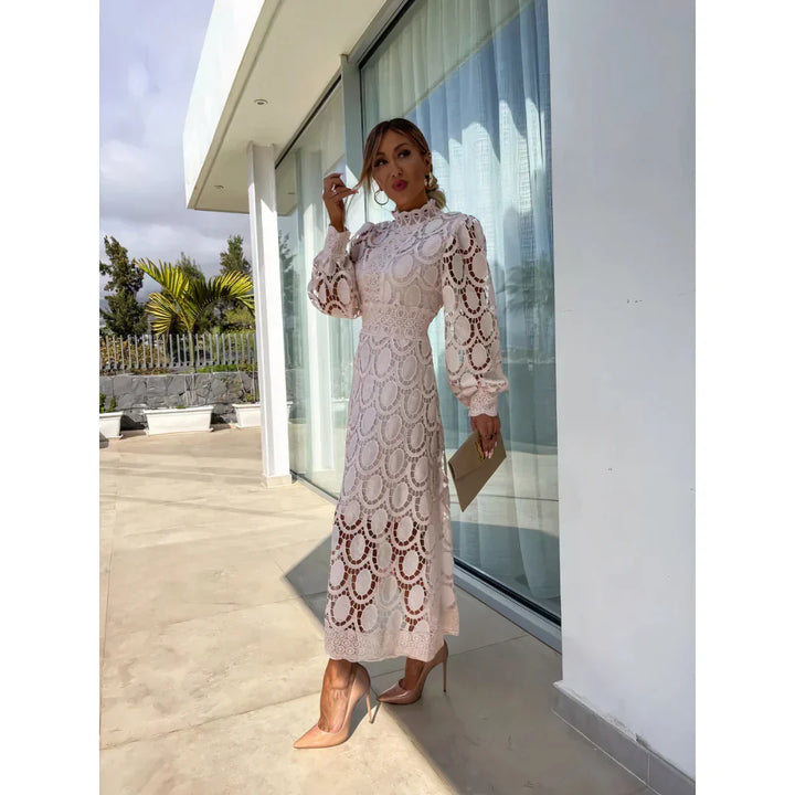 ROSHEL -  ELEGANT LACE DRESS