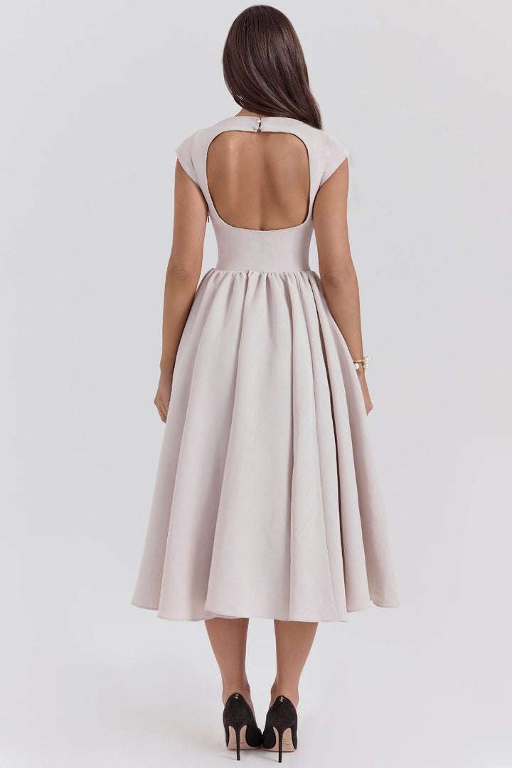 FRANCHESCA - GLAM BACKLESS DESIGN DRESS