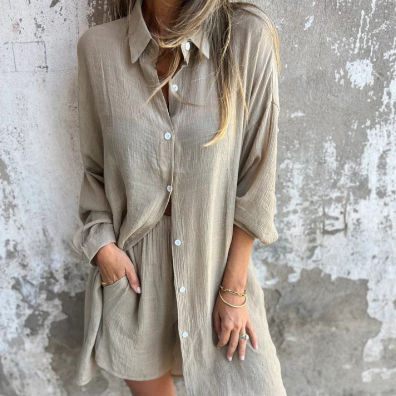 Lyrie - Relaxed Polo Set
